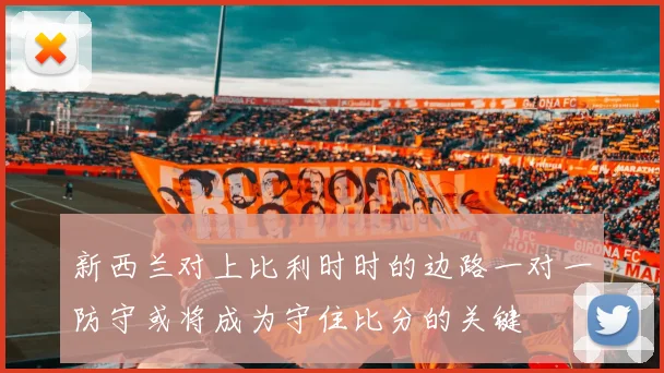 新西兰对上比利时时的边路一对一防守或将成为守住比分的关键